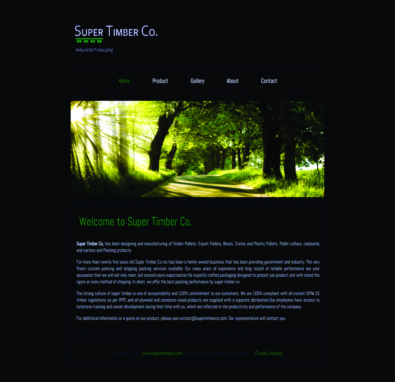 Super Timber Marketing Website